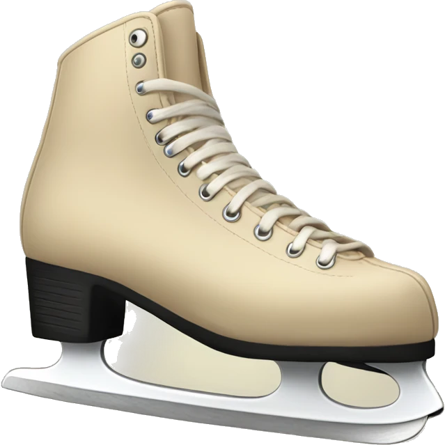 beige vintage skates emoji