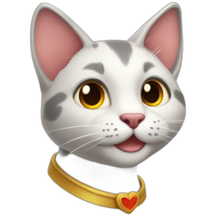 Gato de corazón emoji