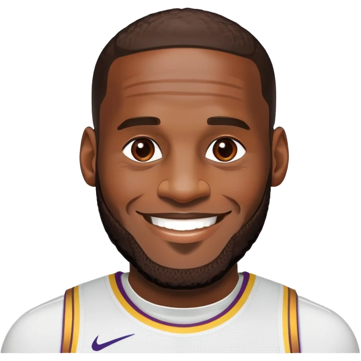LeBron gooning emoji