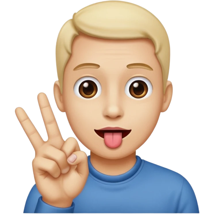 🤤🤟👂👂 emoji