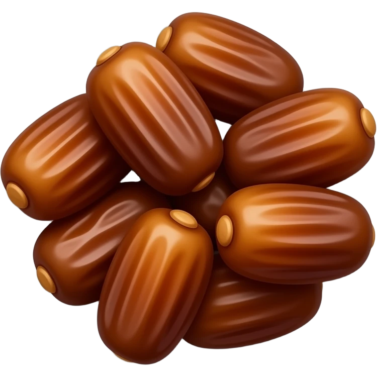 dates emoji in plate emoji