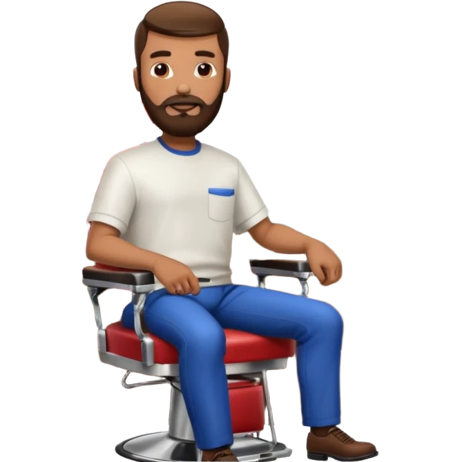 Street Barber man emoji