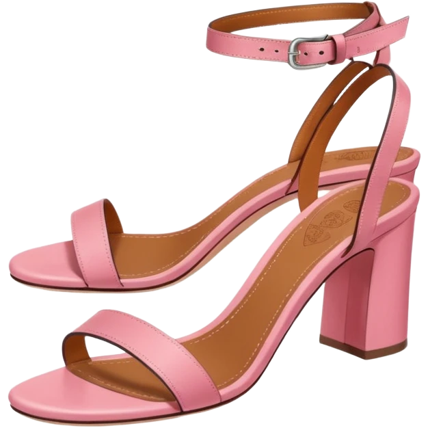 Hermes chypre pink sandals  emoji