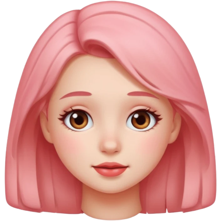 Blushing girl  emoji