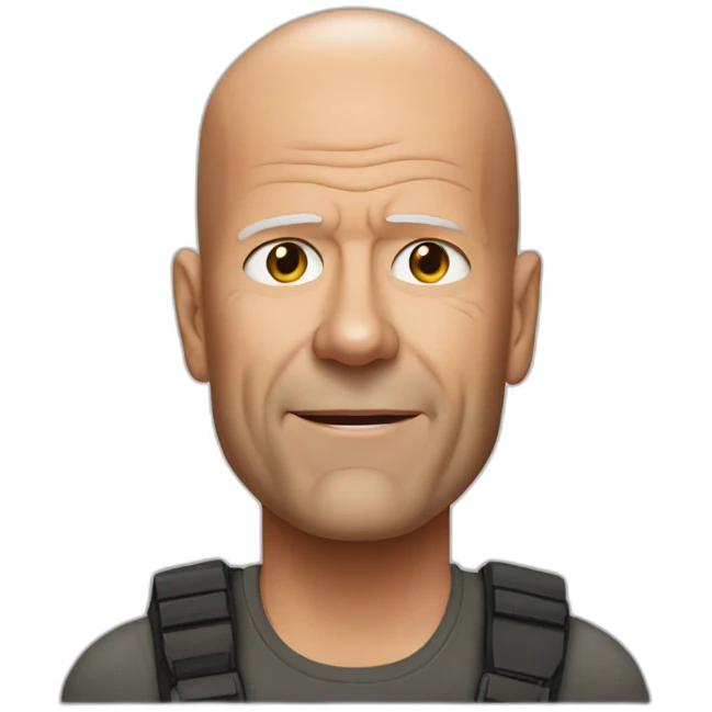 bruce willis in die hard emoji
