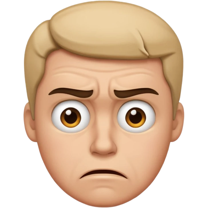 Customer upset emoji