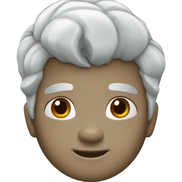 Shark with white hair  emoji