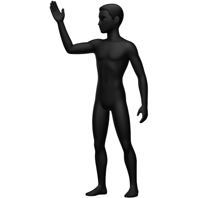 Black figure emoji