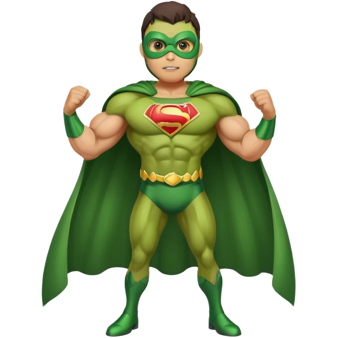 Avocado superhero emoji