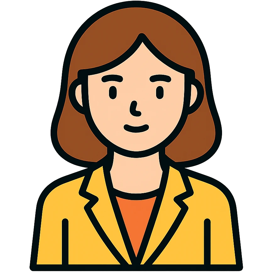 elegant businesswoman, brunette, white skin, suit, color outline icon emoji