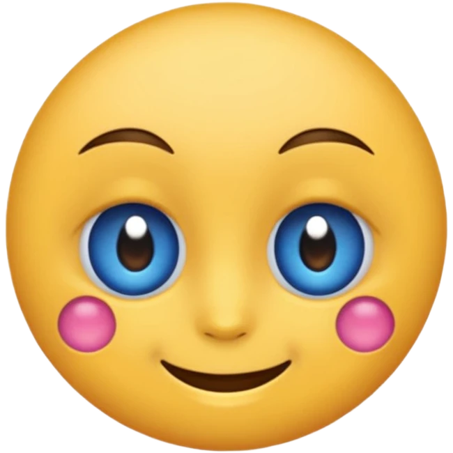 Un emoji myrtille avec des cils aux yeux emoji