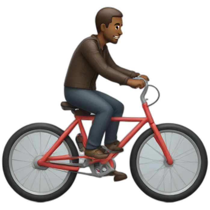 man on a bike emoji