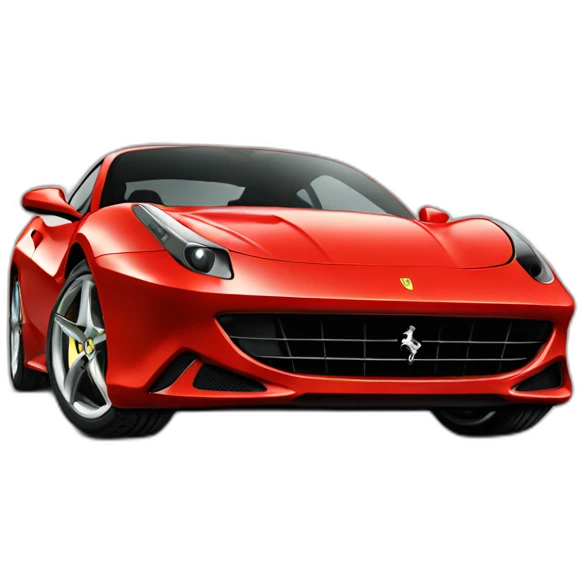 Red Ferrari emoji