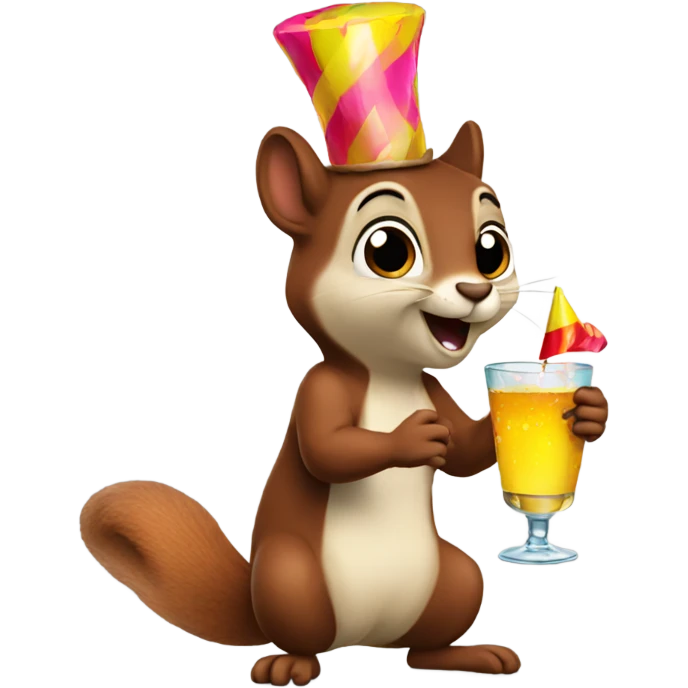 Party squirrel  emoji