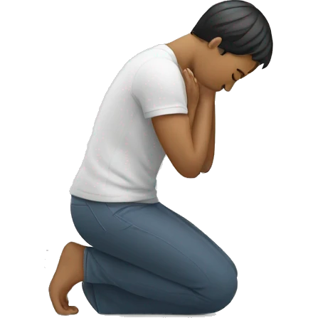 person bowing as a greeting  emoji