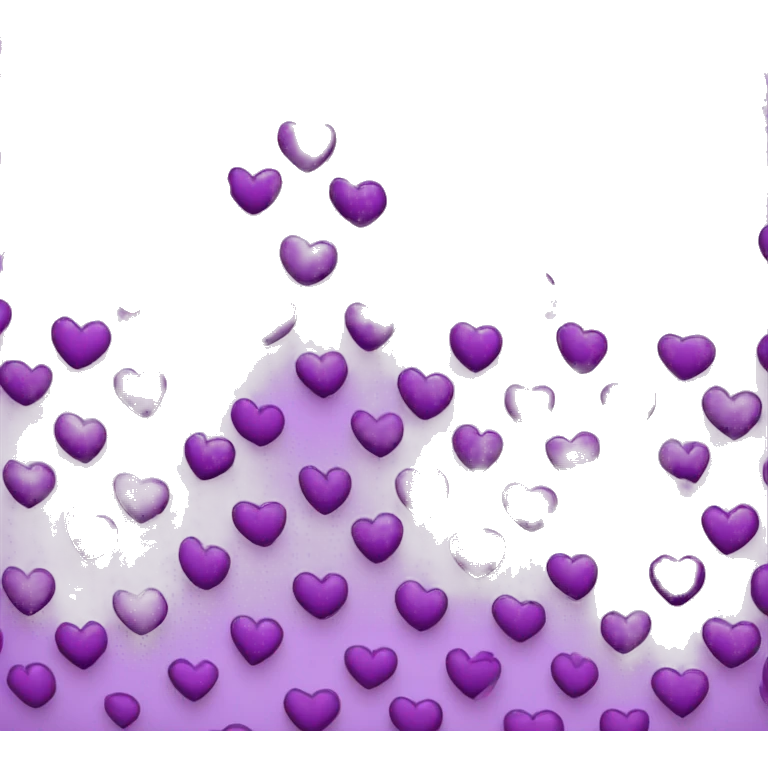 Corazón morado clarito emoji
