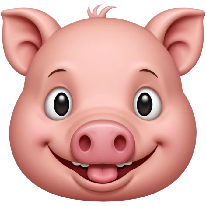 avec des larmes avec le cochon qui est mort de rire  emoji