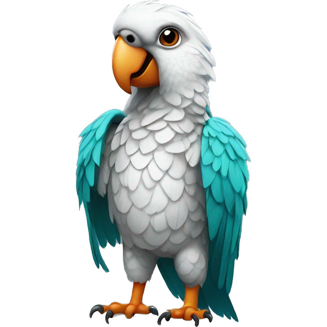 Cool parrot wearing pajamas emoji