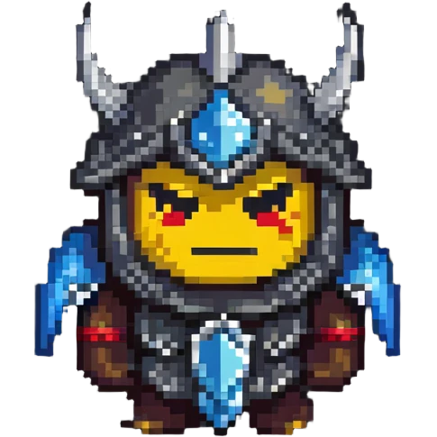 emoji inspired by Dota 2, pixel art style, fantasy elements emoji