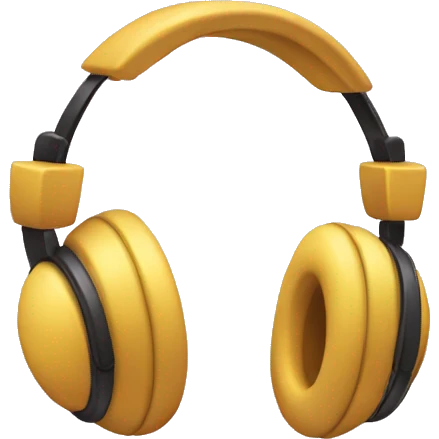 coquette headphones emoji