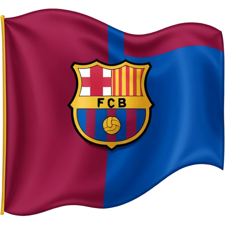 Create FC Barcelona flag emoji emoji