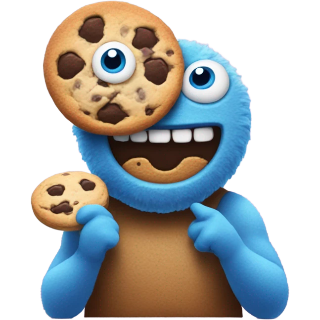 Cookie monster emoji