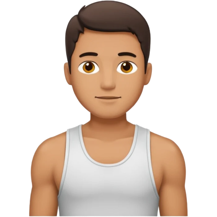 Man clothing less emoji