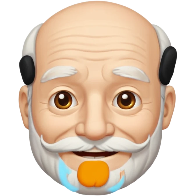 biblical old man white beard emoji