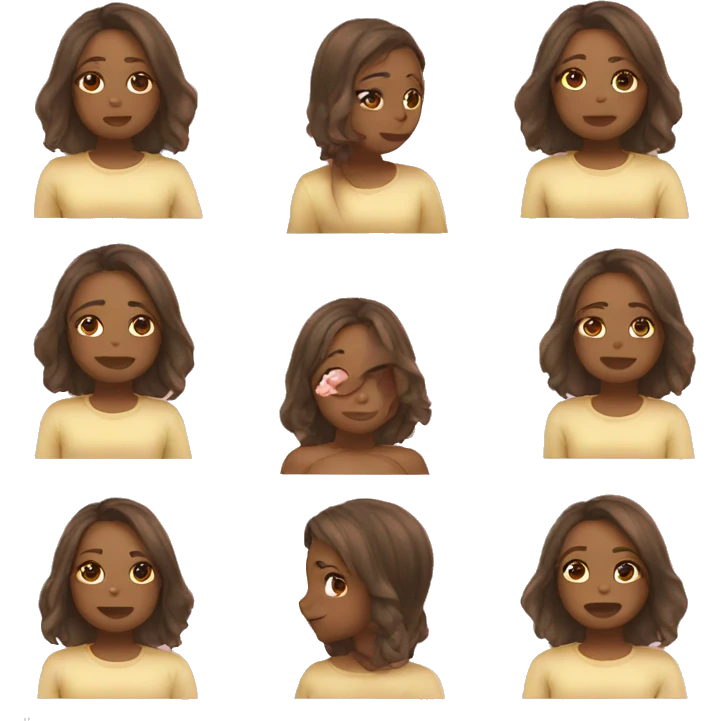 Love Girl Kawai  emoji