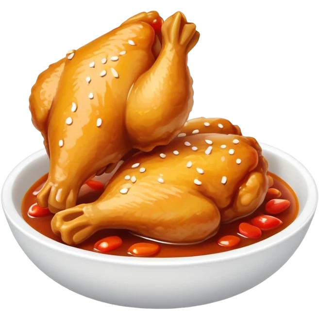Sweet and sour chicken  emoji
