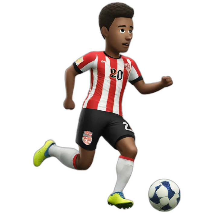 psv eindhoven player kicking emoji