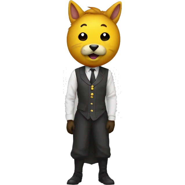 Silly man sphere furry cosplayer emoji