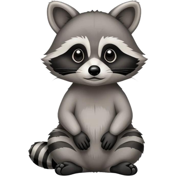 Raccoon chilling  emoji