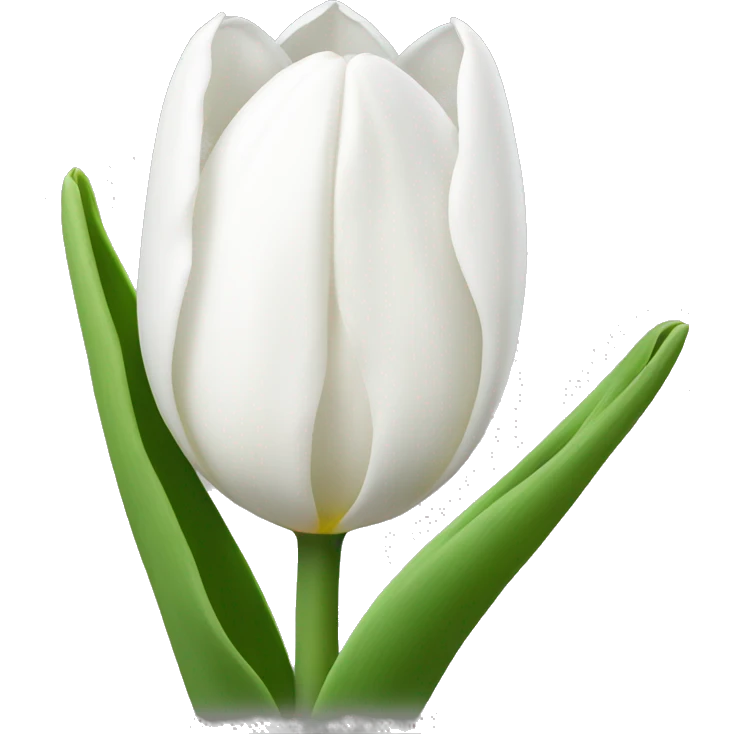 White tulips emoji