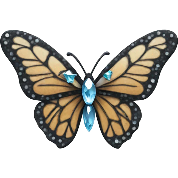Diamond butterfly  emoji