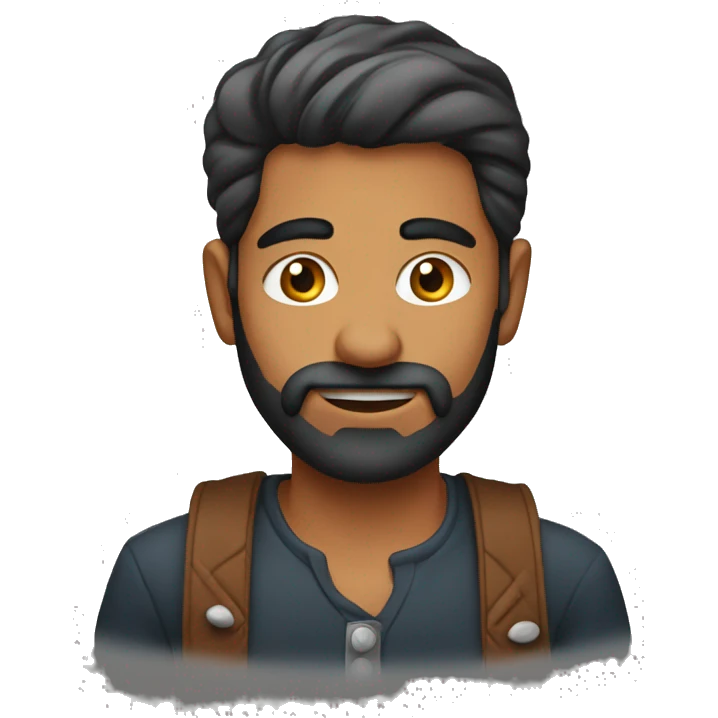 desi man with mug emoji
