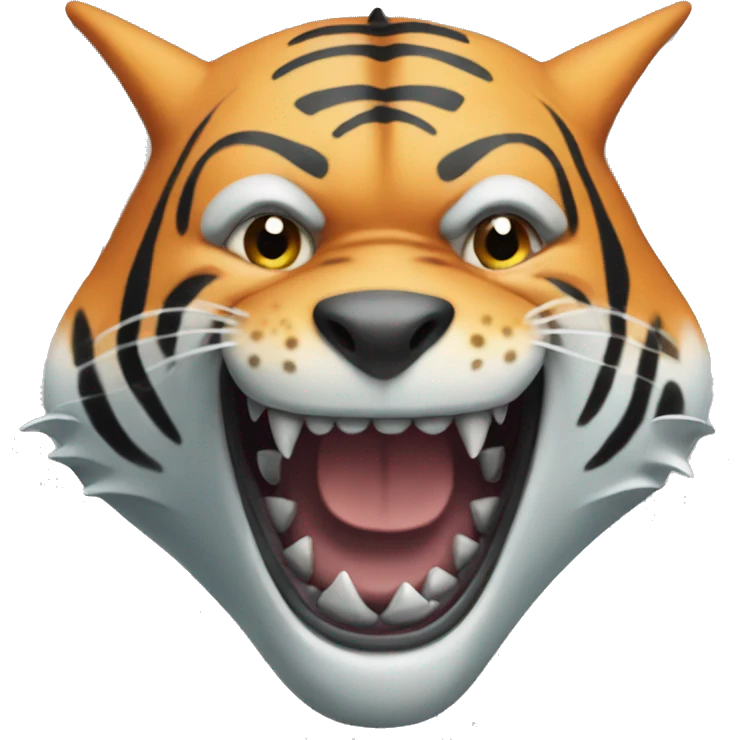 shark tiger emoji