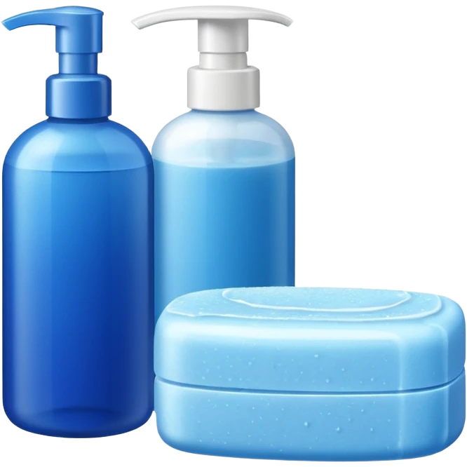 Soap and shampoo emoji