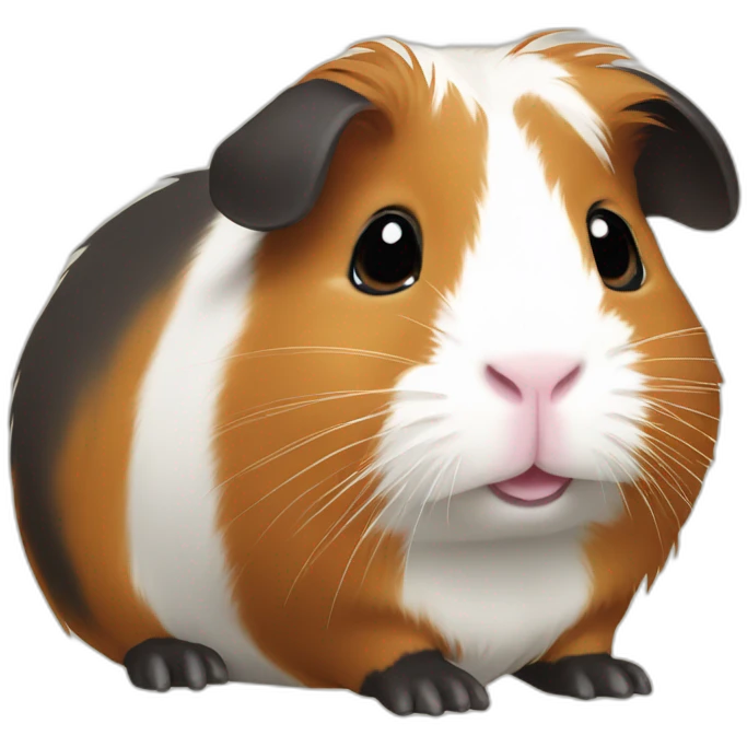 guinea pig with tail emoji
