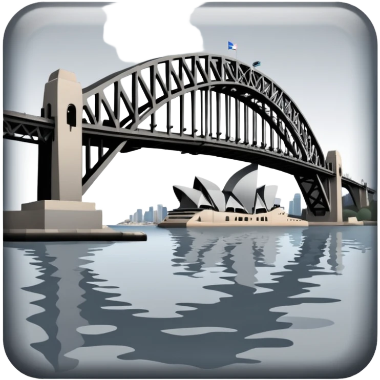 Sydney harbour bridge emoji