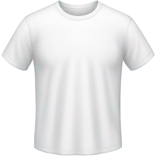 white t shirt emoji