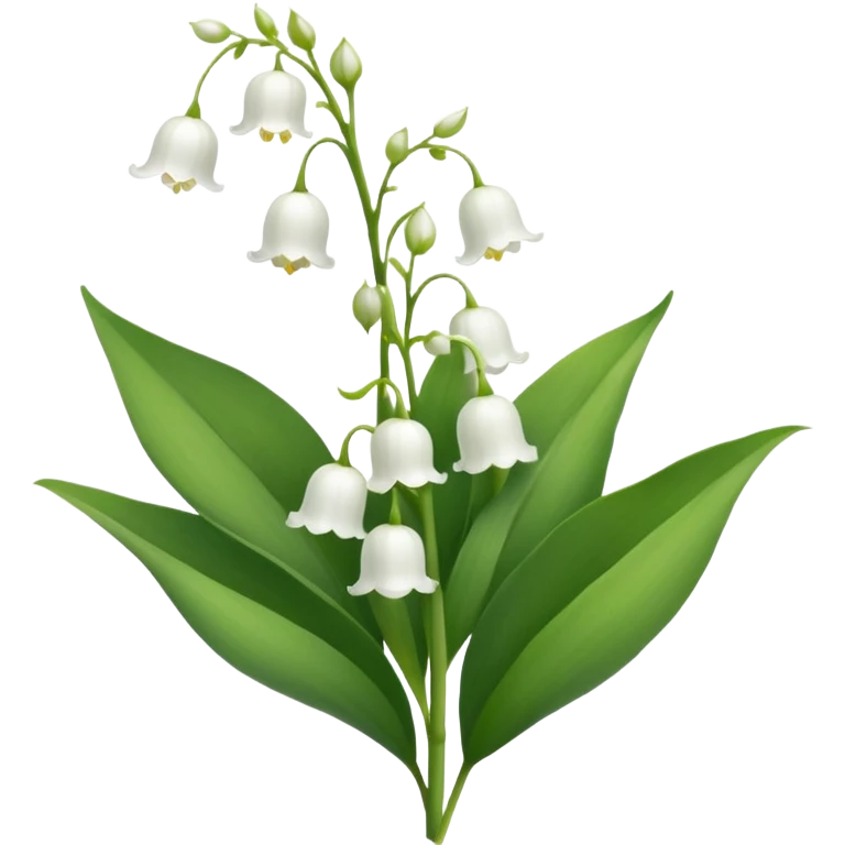 Lily of the valley aesthetic realistic  emoji