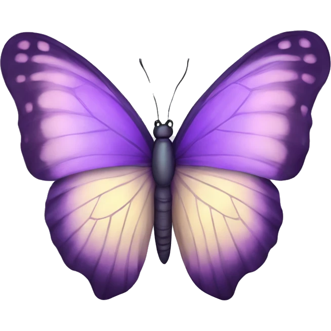 Purple butterfly  emoji