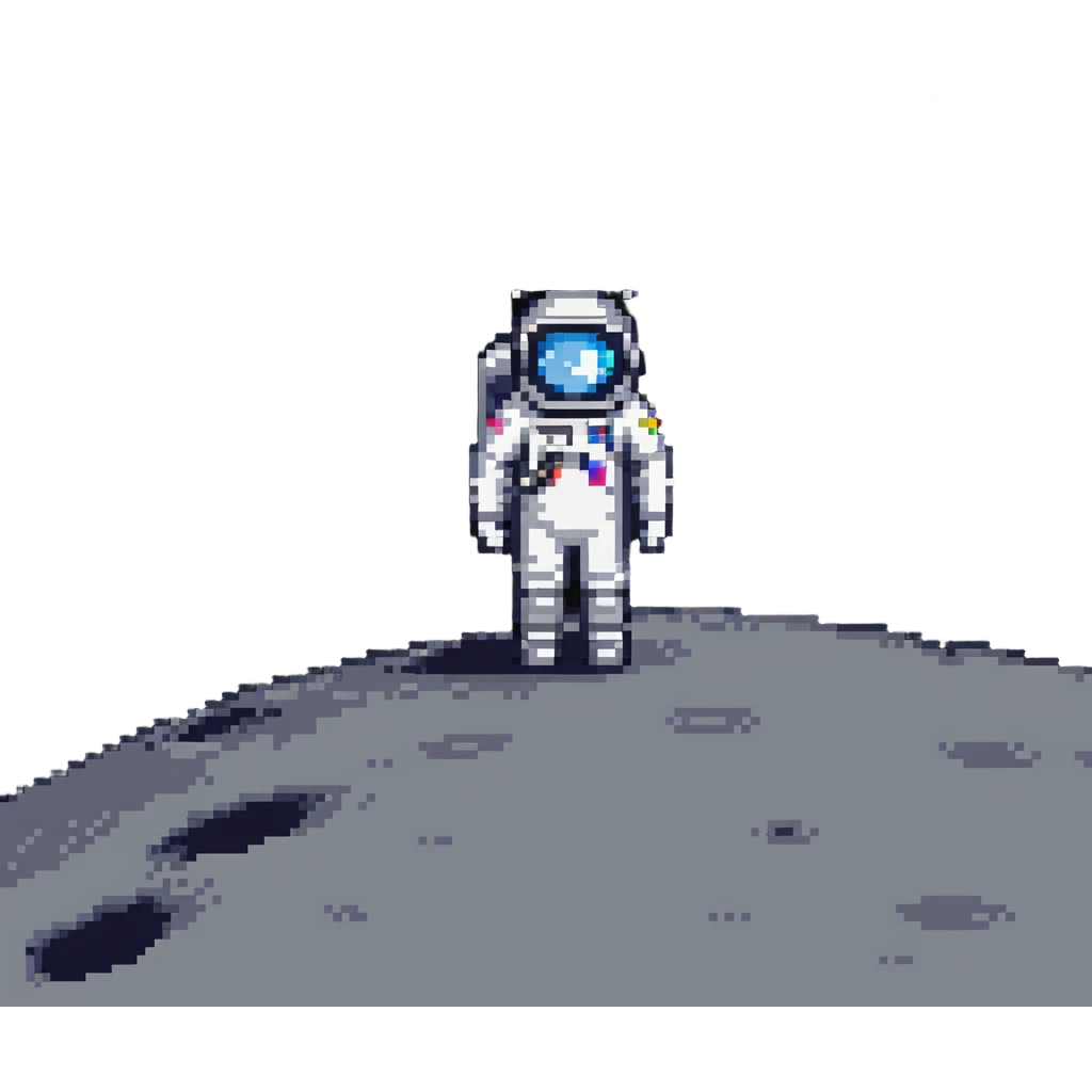 astronaut on the moon emoji