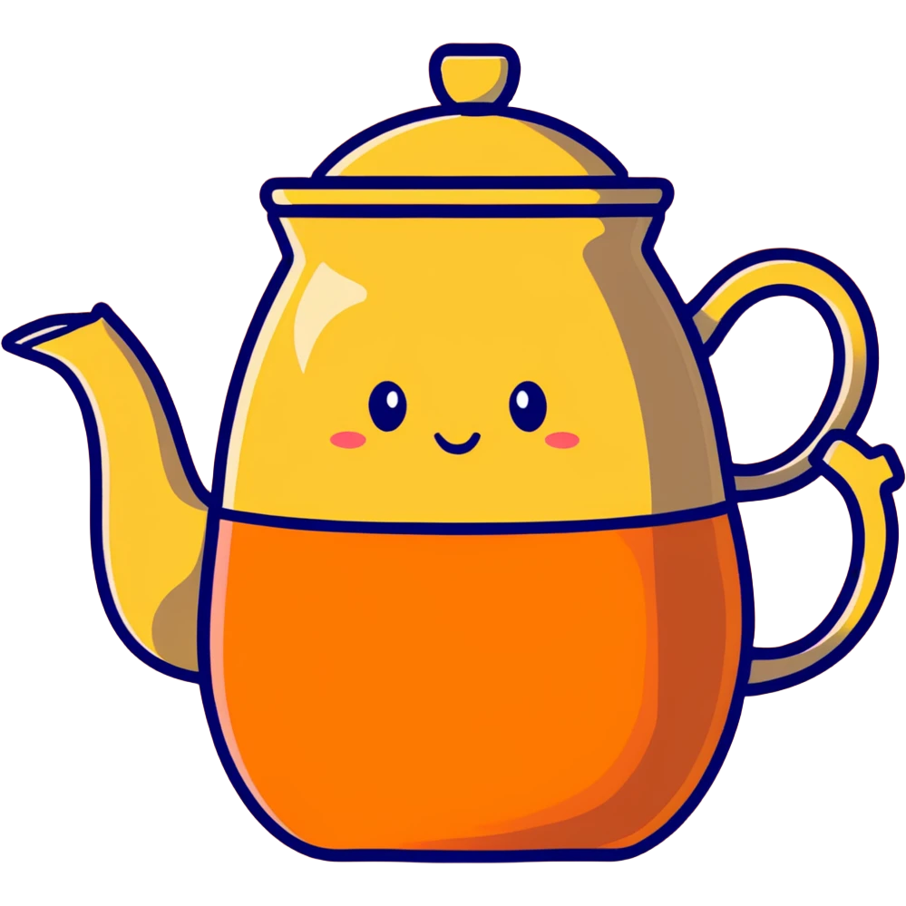 cute pastel blue teapot emoji