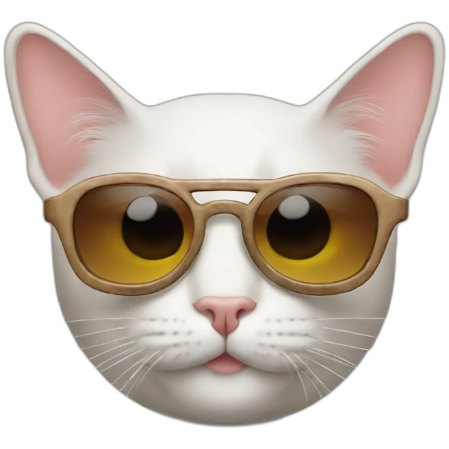 A CAT WESRING SUNGLASSES emoji