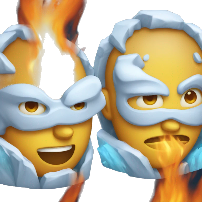 fire and ice emoji