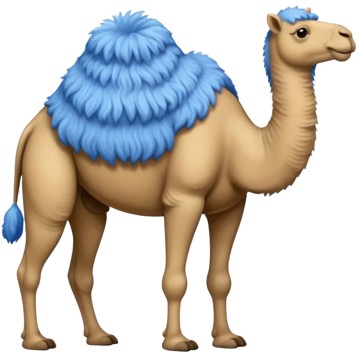 blue camel emoji