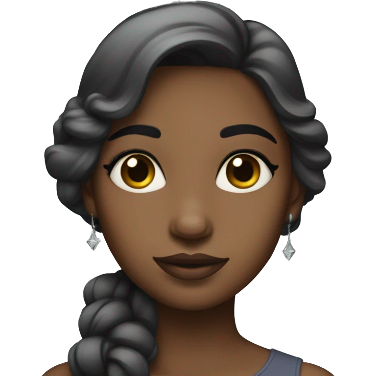 nighttime elegance of a girl emoji