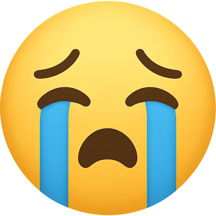 crying face emoji emoji